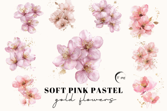 Abstract Pink Gold Flowers: A Designer's Guide to This Elegant Collection