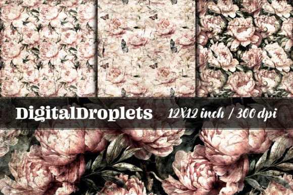 Crafting Timeless Aesthetics with Vintage Peonies Vol.2