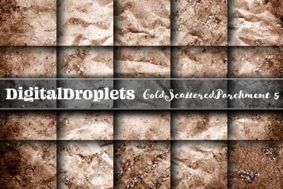 Gold Scattered Vol. 5: Rich Textures for Vintage Designs