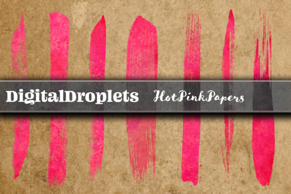 Hot Pink | 20 FREE Brush Strokes: A Bold Pop of Energy for Your Designs