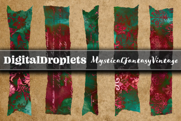 Unlocking Digital Charm with Mystical Fantasy Washi Tapes